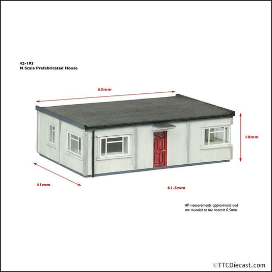 Scenecraft 42-193 Prefabricated House - N Gauge