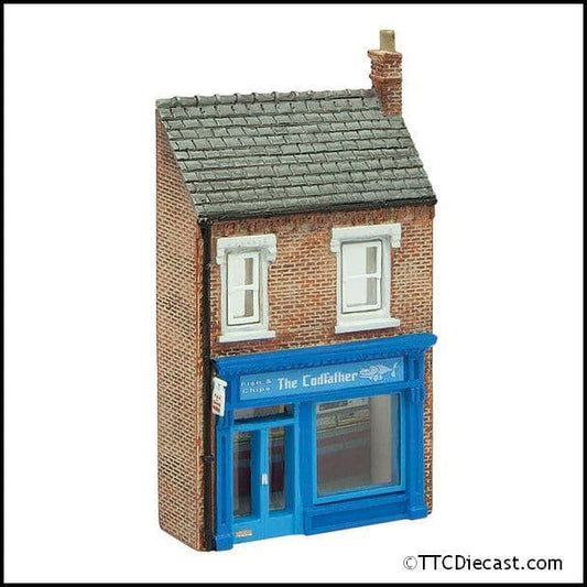 Scenecraft 42-266 Low Relief 'The Cod Father' Fish & Chip Shop *LAST FEW*