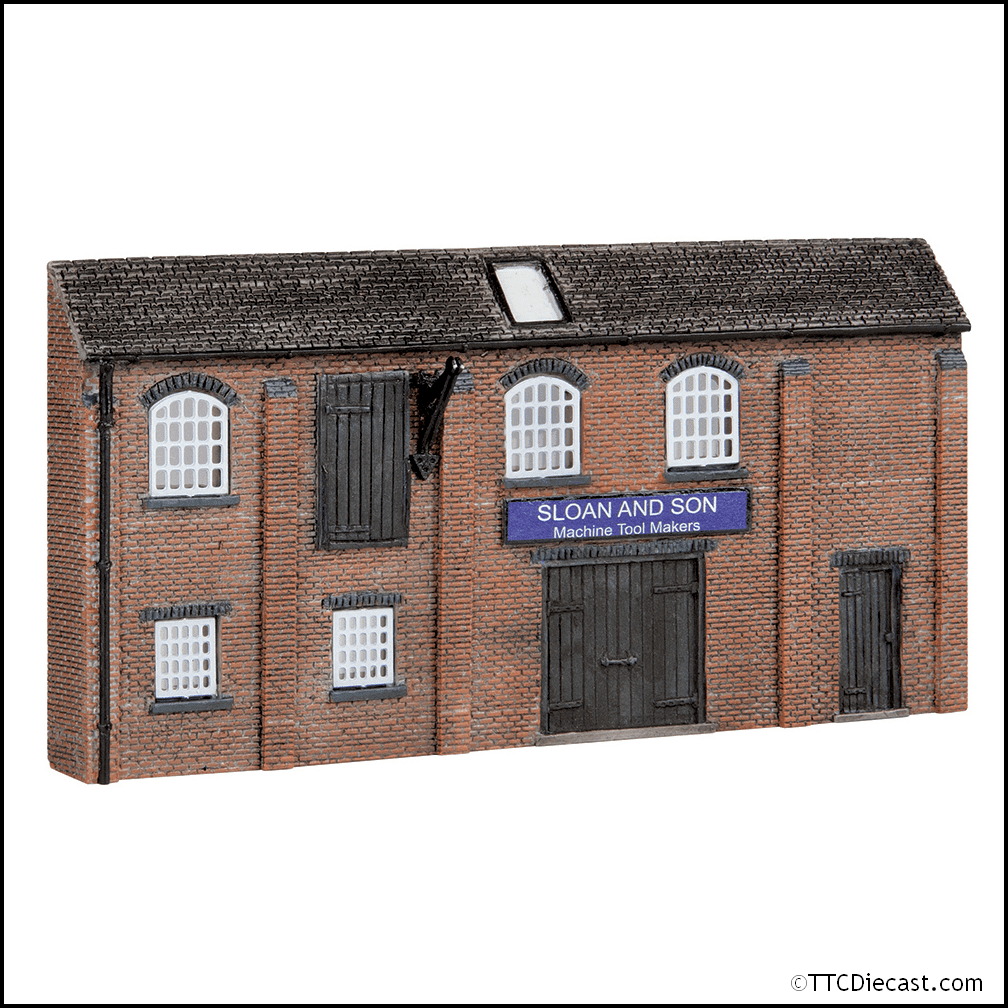 Scenecraft 42-277 Low Relief Factory, N Gauge *LAST FEW*