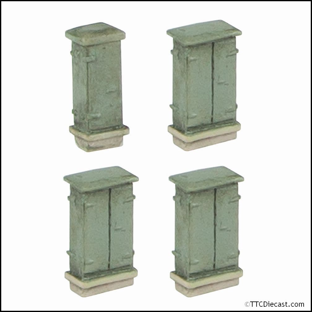 Farish 42-560 Lineside Cabinets (x4), N Gauge