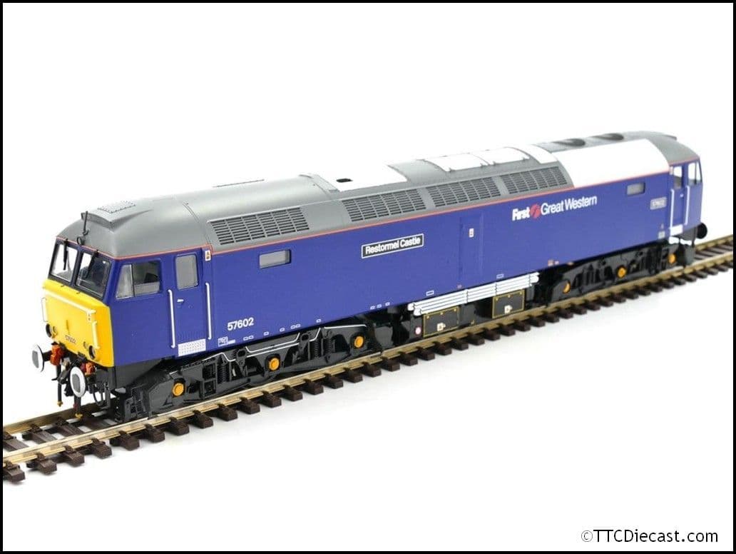 GM Collection GM4240601 Class 57 602 Restormel Castle First Great Western Blue - OO Gauge