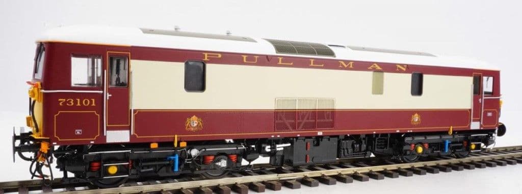 GM Collection GM7240301 Class 73 101 Unnamed Pullman Brown/Cream O Gauge - PRE ORDER £662.96