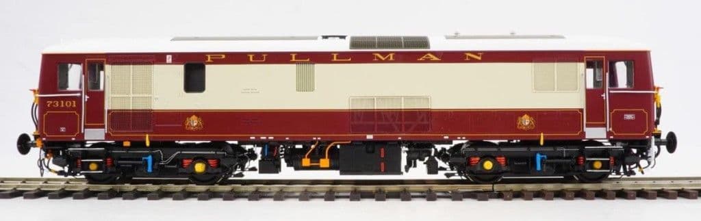 GM Collection GM7240301 Class 73 101 Unnamed Pullman Brown/Cream O Gauge - PRE ORDER £662.96