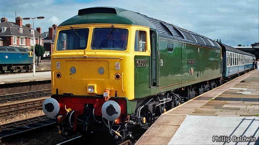 GM Collection GM7240501 Class 47 500 'Great Western' GWR Green O Gauge ...
