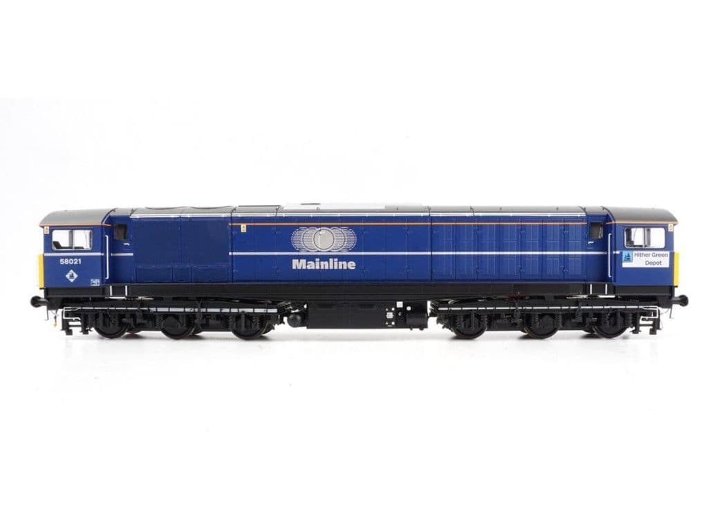 GM Collection GM7240601 Class 58 021 'Hither Green Depot' Mainline Blue O Gauge