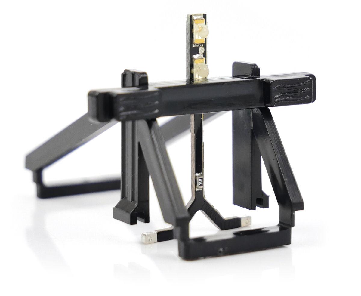 Gaugemaster GM55 Buffer Stop OO Scale with Light, OO Gauge