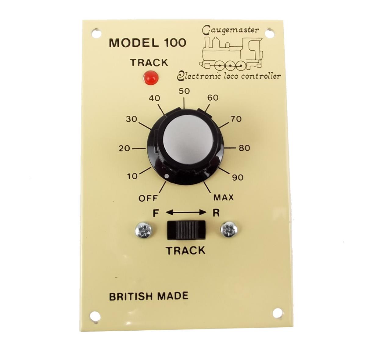 Gaugemaster GMC-100 Single Track Panel Mounted Controller, N/OO/TT120 Scale