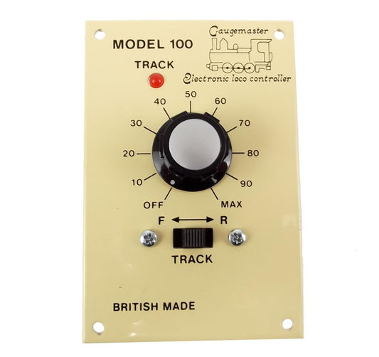 Gaugemaster GMC-100 Single Track Panel Mounted Controller, N/OO/TT120 Scale