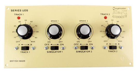Gaugemaster GMC-UDS Twin Track Panel Mounted Controller with Simulation, N/OO/TT120 Scale