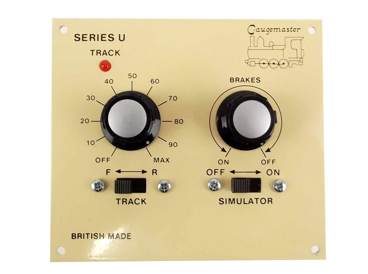 Gaugemaster GMC-UO Single Track Panel Mounted Controller with Simulation for O, N/OO/TT120 Scale