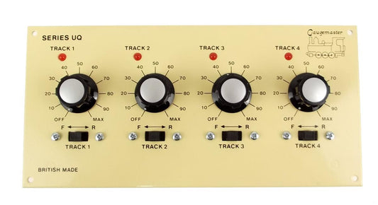 Gaugemaster GMC-UQ Four Track Panel Mounted Controller, N/OO/TT120 Scale