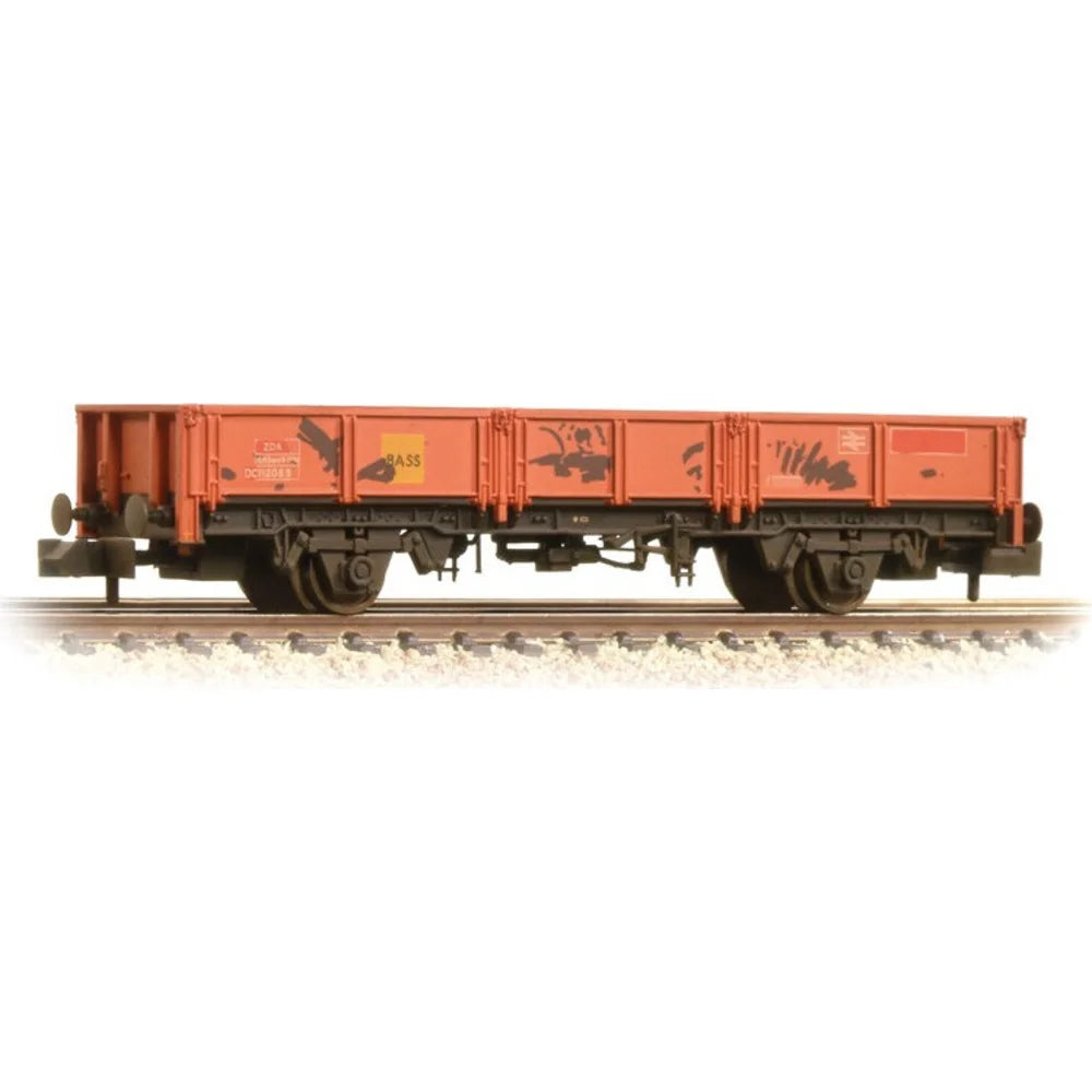 Farish 377-553 BR ZDA 'Bass' Open Wagon BR Railfreight Red [W] *LAST FEW**, OO Gauge