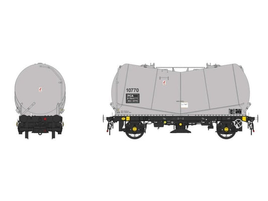 Heljan 1065 PCA Tank Wagon BCC Grey 10770 O Gauge
