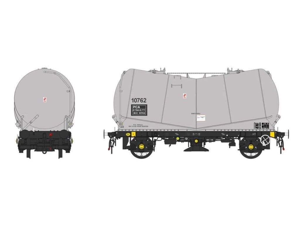 Heljan 1066 PCA Tank Wagon BCC Grey 10762 O Gauge