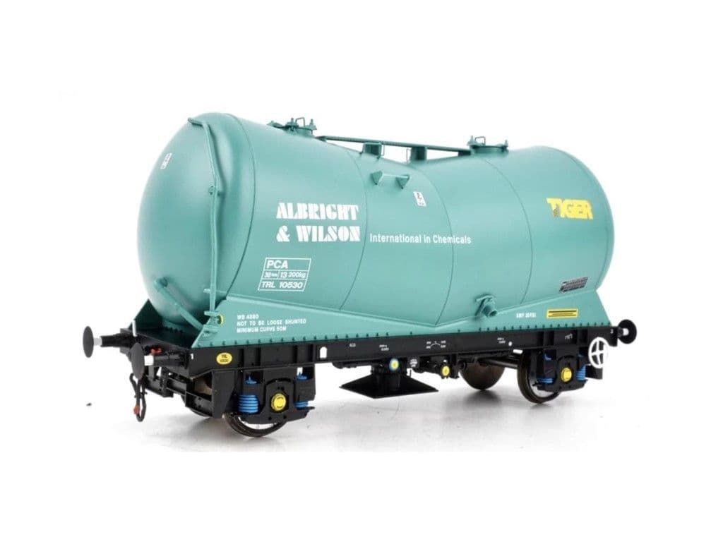 Heljan 1090 PCA Tank Wagon TRL10530 Albright & Wilson Green (Tiger) O Gauge