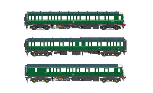 Heljan 1175 Class 117 BR green (speed whiskers) 3-car set * PRE ORDER £891.65 *