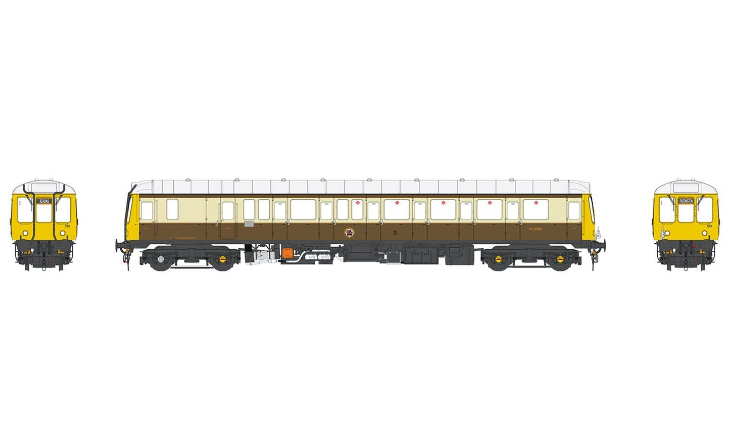 Heljan 1215 Class 121 Diesel Railcar W55020 GWR150 Chocolate/Cream *PRE ORDER £ 313.65 *