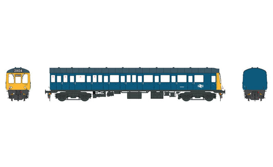 Heljan 1242 DMU Trailer Car (149) W56284 BR Blue W/Full Yellow Ends * PRE ORDER £ 228.65 *