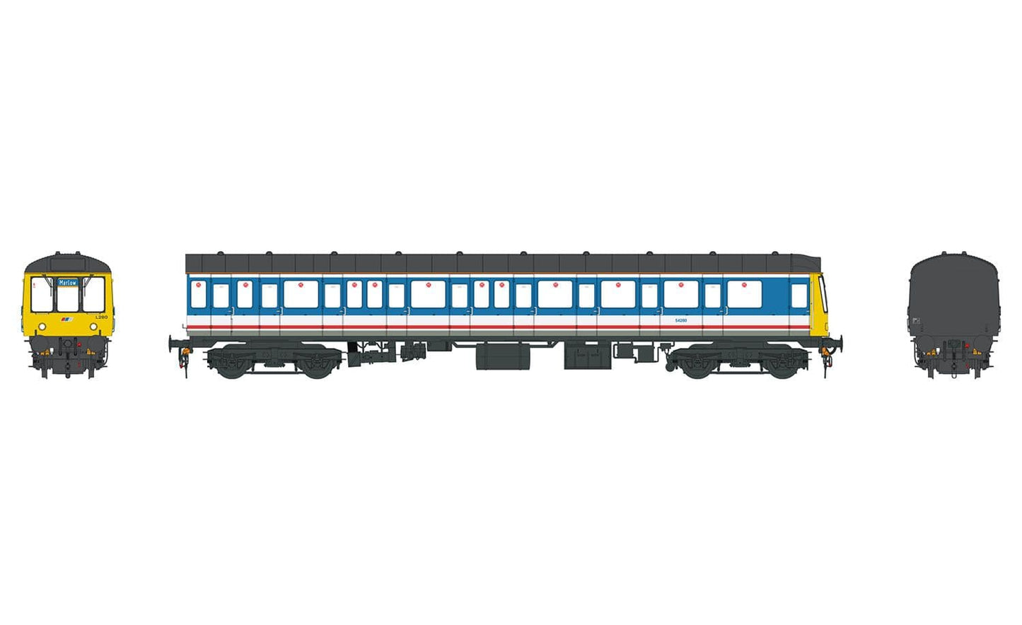 Heljan 1244 DMU Trailer Car (149) Network SouthEast Revised 54280 * PRE ORDER £ 228.65 *