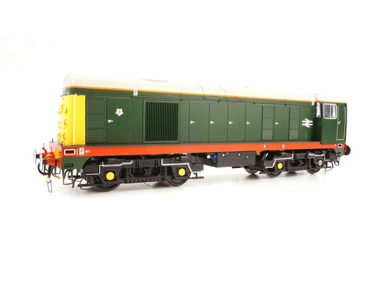 Heljan 2003 Class 20 Unnumbered BR Tinsley Railtour Green Disc HCs, O Gauge