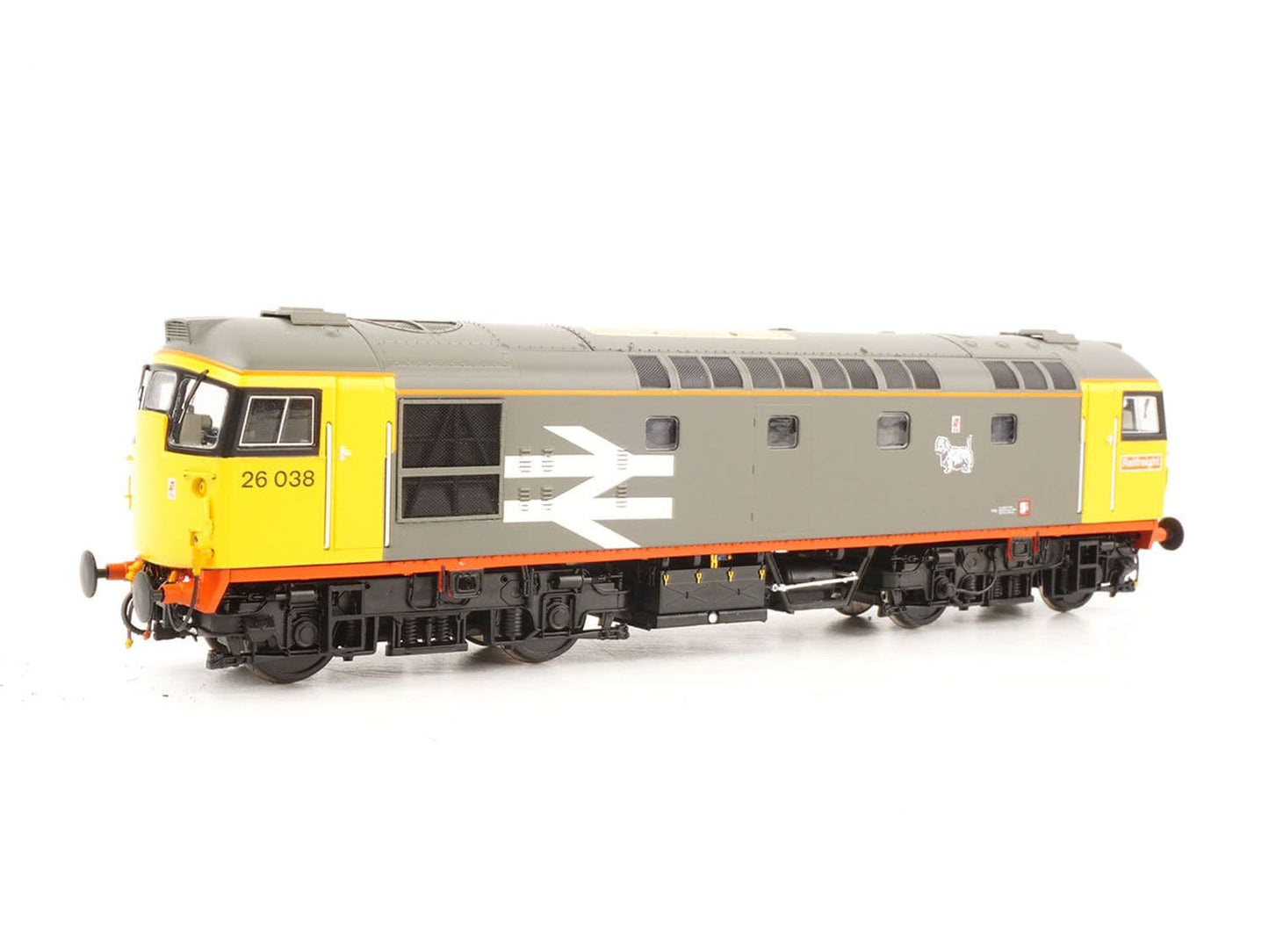 Heljan 2645 Class 26 038 BR Railfreight Red Stripe OO Gauge