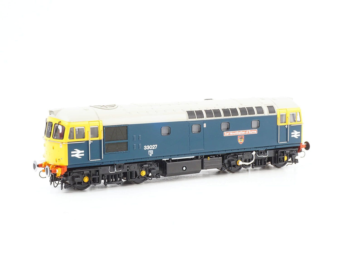 Heljan 34221 Class 33 027 Earl Mountbatten of Burma BR Blue w/Grey Roof OO Gauge *PRE ORDER £169.15*