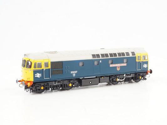 Heljan 34223 Class 33 027 Earl Mountbatten of Burma BR Blue (DCC-Sound) OO Gauge *PRE ORDER £254.15*