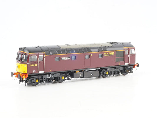Heljan 34251 Class 33 025 'Glen Falloch' West Coast Maroon OO Gauge *PRE ORDER £169.15*