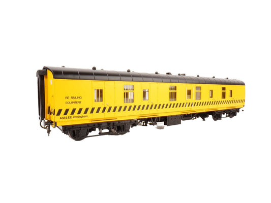 Heljan 4961 Mk1 BG BR Breakdown Train Unit Yellow/Black , O Gauge