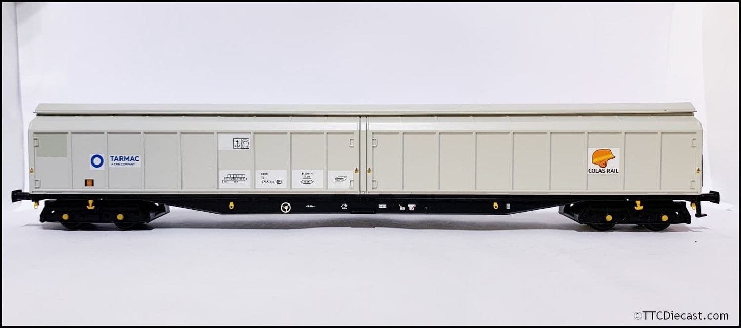 Heljan 5022 Cargowaggon IWB Bogie Van Colas/Tarmac Grey, OO Gauge *LAST FEW*