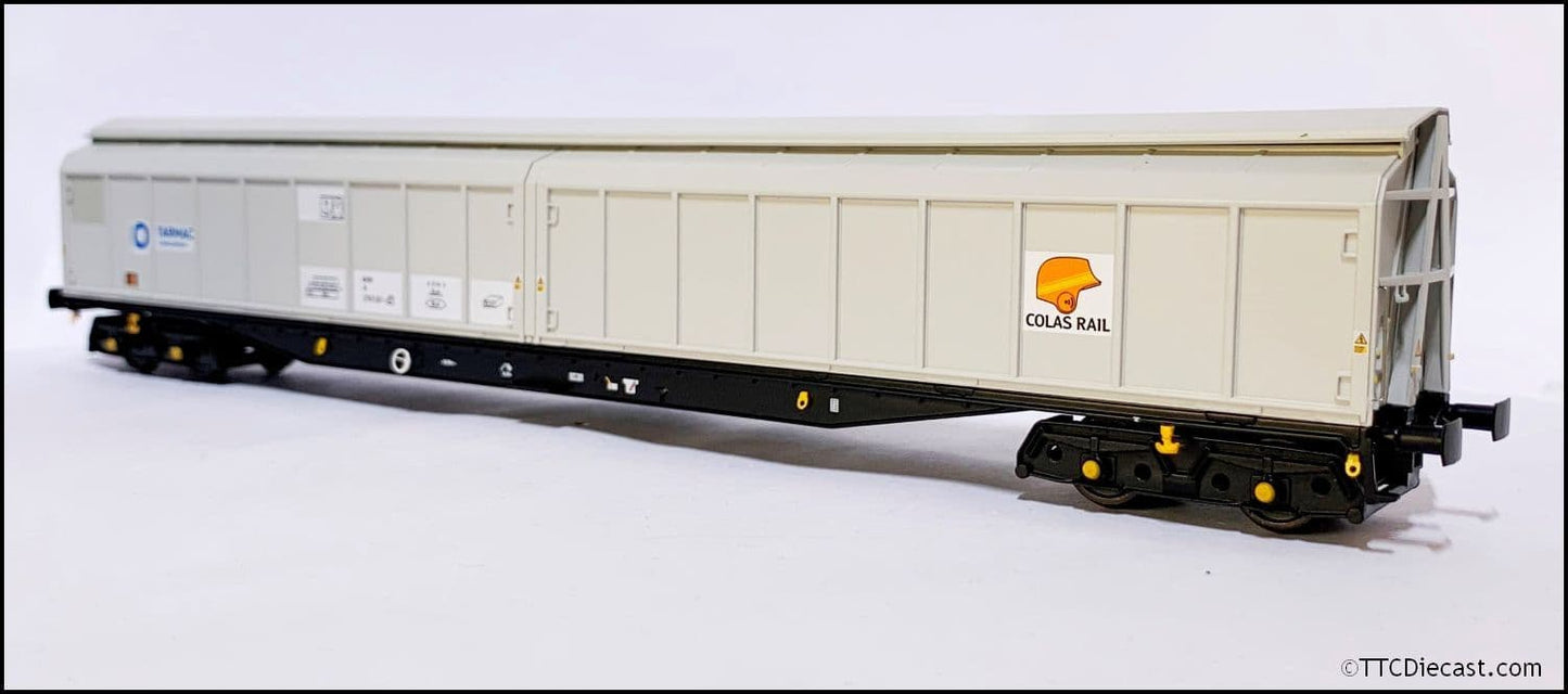 Heljan 5022 Cargowaggon IWB Bogie Van Colas/Tarmac Grey, OO Gauge *LAST FEW*