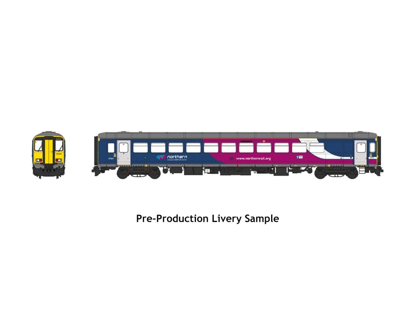 Heljan 5365 Class 153 351 Northern 'Swoosh' OO Gauge *PRE ORDER £169.15*