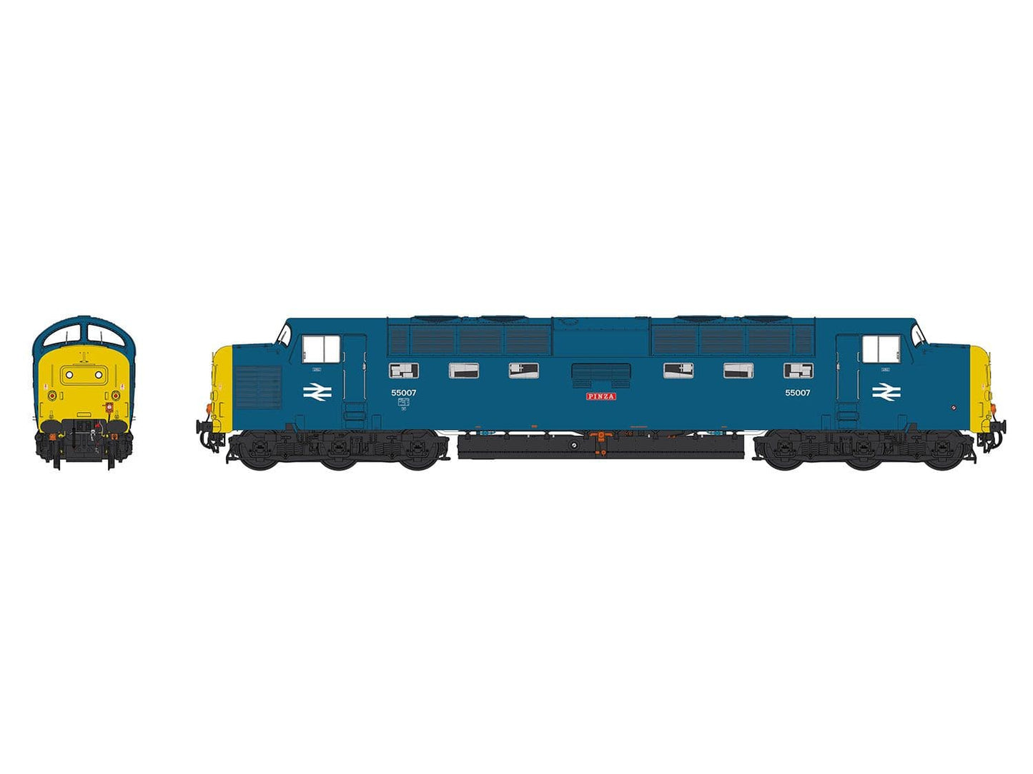 Heljan 5550 Class 55 007 'Pinza' BR Blue TT120 Scale *PRE ORDER £161.49*