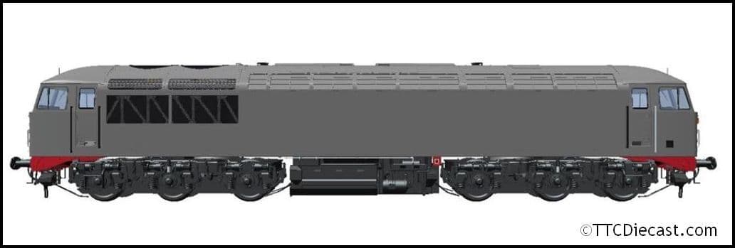 Heljan 5604 Class 56 in unbranded Railfreight sector triple grey - unnumbered, O Gauge