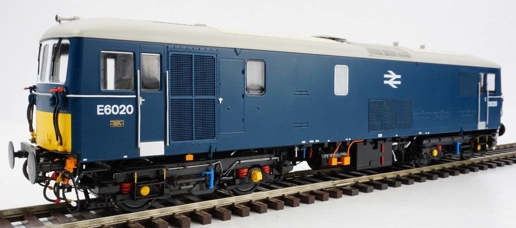 Heljan 7301 Class 73 E6020 BR Blue Small Yellow Panels , O Gauge