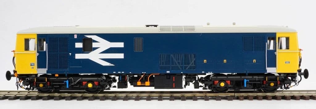 Heljan 7303 Class 73 BR Large Logo Blue Unnumbered , O Gauge
