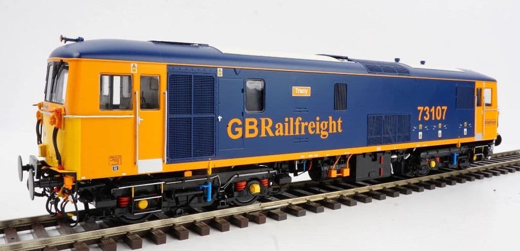 Heljan 7310 Class 73 107 'Tracy' GB Railfreight Blue/Orange , O Gauge