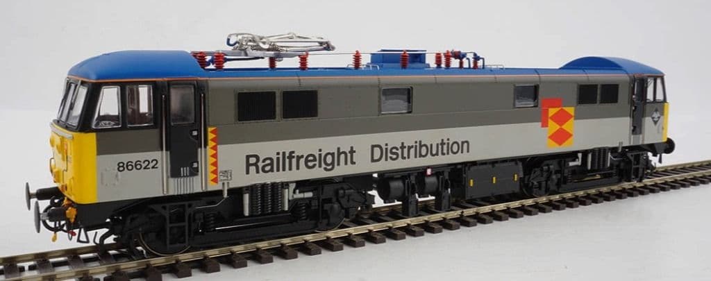 Heljan 8644 Class 86 86622 Railfreight Distribution European Grey, OO Gauge