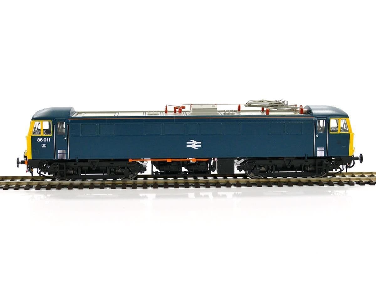 Heljan 8659 Class 86 011 BR Blue FYE w/Orange Cantrail Stripe - OO Gauge