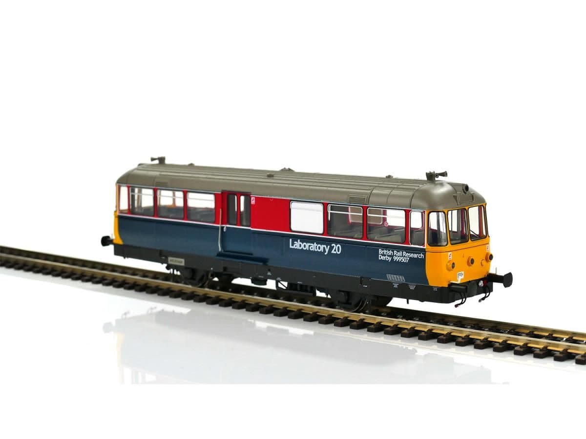 Heljan 8712 WM Railbus Lab 20 RTC Blue/Red , OO Gauge