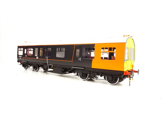 Heljan 9108 50ft Inspection Saloon Loadhaul Black/Orange, O Gauge