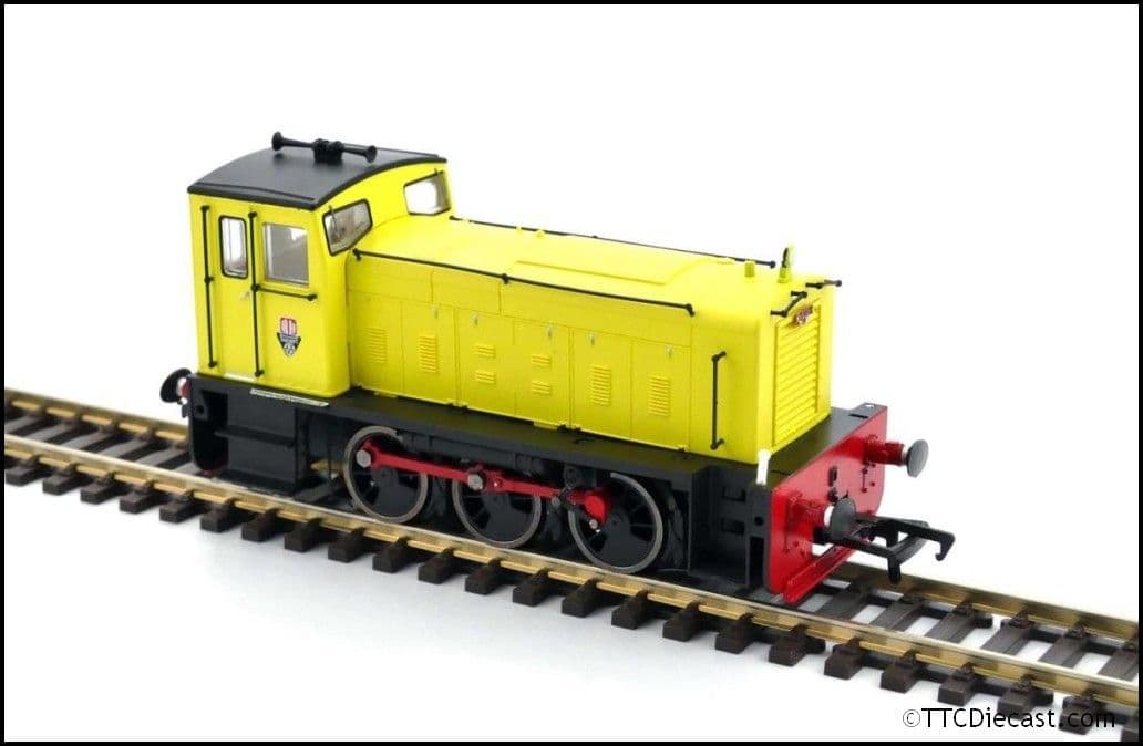 Heljan 9770 Ruston & Hornsby 165DE 0-6-0 Industrial Yellow, OO Gauge - LAST FEW