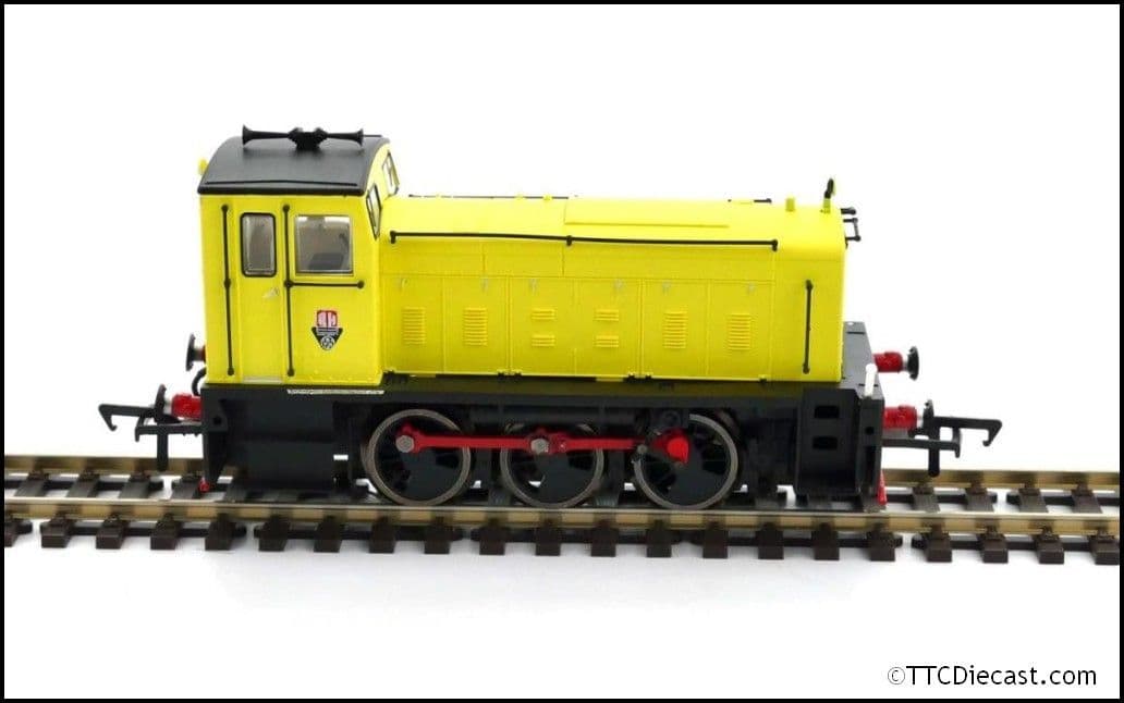 Heljan 9770 Ruston & Hornsby 165DE 0-6-0 Industrial Yellow, OO Gauge - LAST FEW