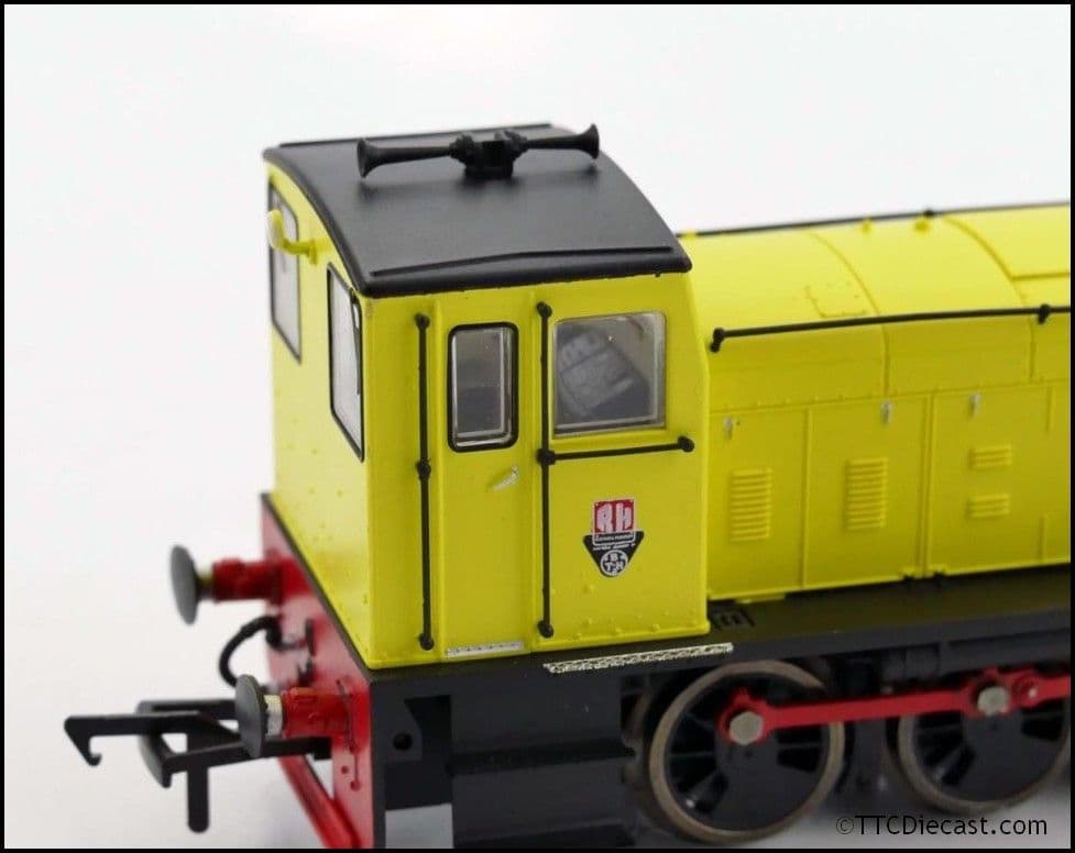 Heljan 9770 Ruston & Hornsby 165DE 0-6-0 Industrial Yellow, OO Gauge - LAST FEW