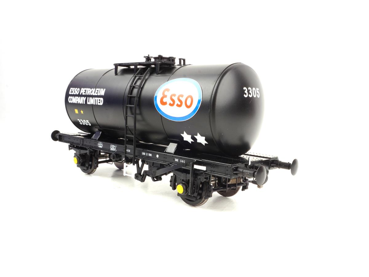 Heljan 1010 35t B Tank Wagon Esso Black Early , O Gauge