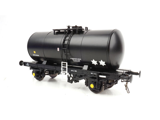 Heljan 1016 35t B Tank Wagon BR Black 'Waste Oil' , O Gauge