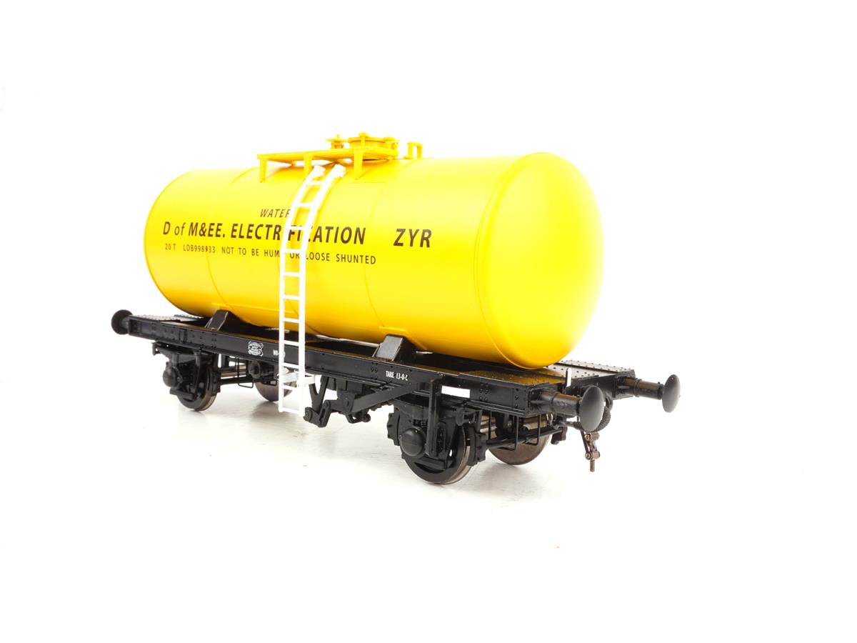 Heljan 1017 35t B Tank Wagon BR Departmental Yellow, O Gauge