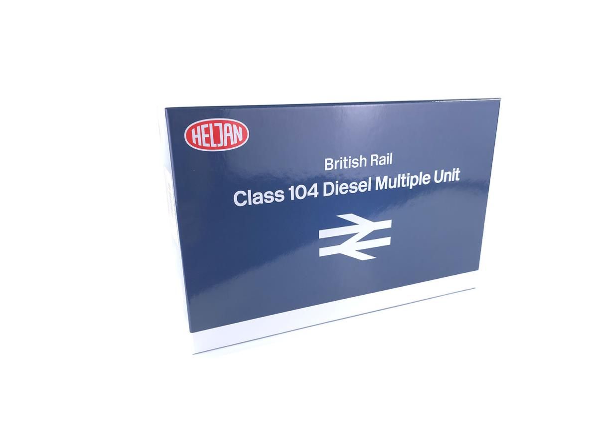 Heljan 1455 Class 104 2 Car DMU M53421/M53529 BR Blue, OO Gauge
