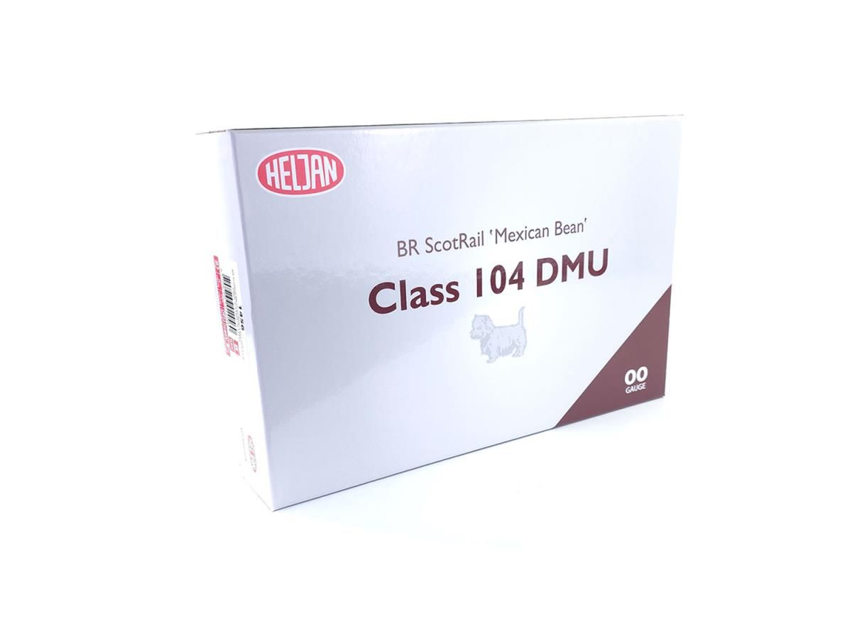 Heljan 1456 Class 104 2 Car DMU SC53424/SC53424 ScotRail Mexican Bean, OO Gauge