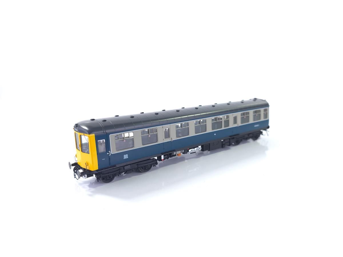 Heljan 1457 Class 104 3 Car DMU BX487 M53424/M59207/M53434 BR Blue/Grey, OO Gauge